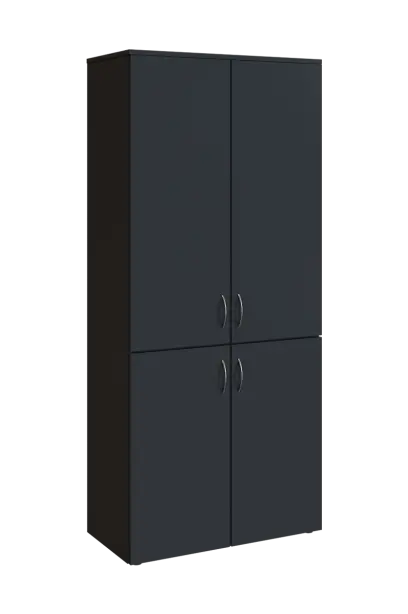 N 5 - 84D kancelářská skříň, 4-dveřová, 1800x800x400, antracit